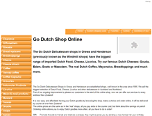 Tablet Screenshot of godutchshop.co.nz